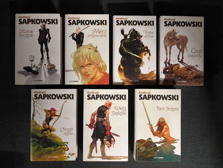 Wiedźmin, Andrzej Sapkowski - saga, 7 książek
