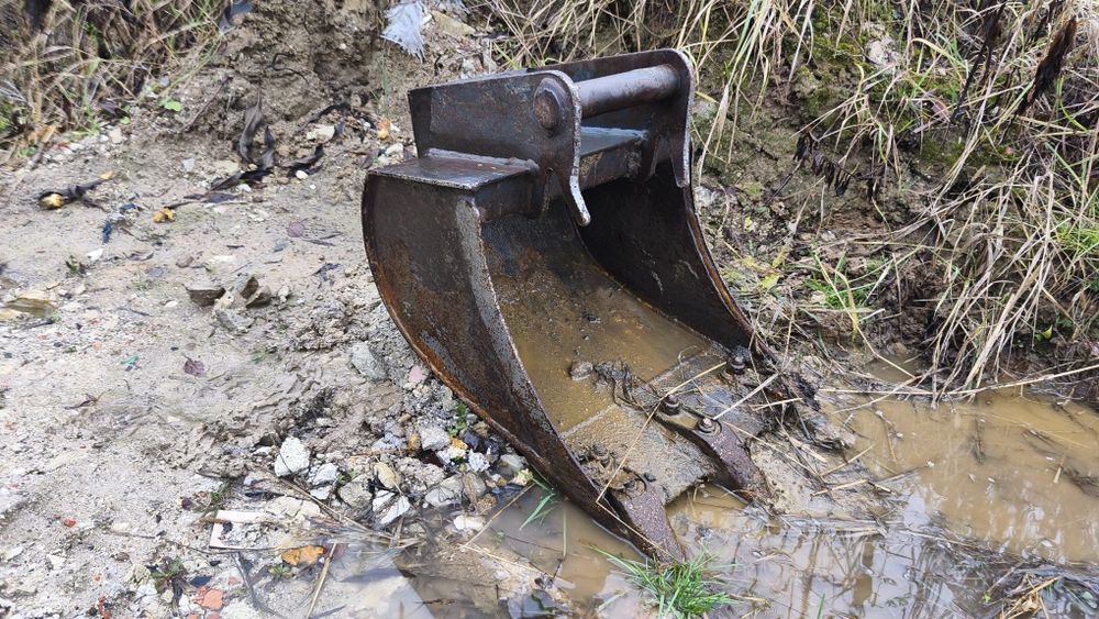 Łyżka do minikoparki 1,5-2 tony 40 cm kopiącą