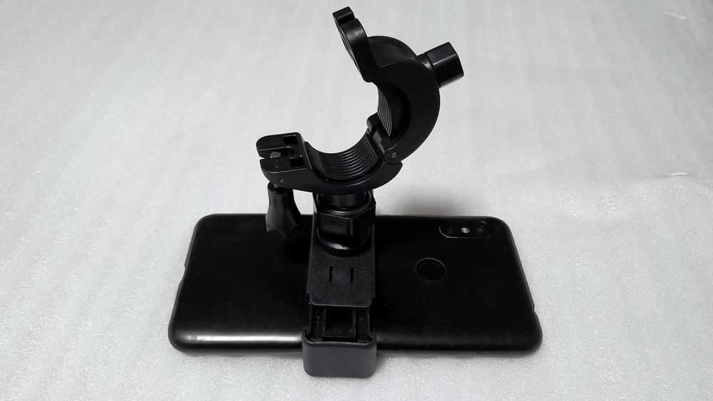 Держатель смартфона Крепление телефона на микрофонную стойку, пюпитр