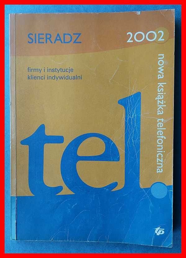 Książka telefoniczna - Sieradz - 2002