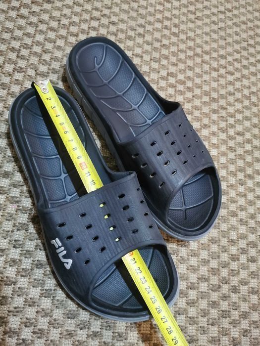 Мужские шлепанцы, шлепки, кроксы  Crocs, Fila, 43