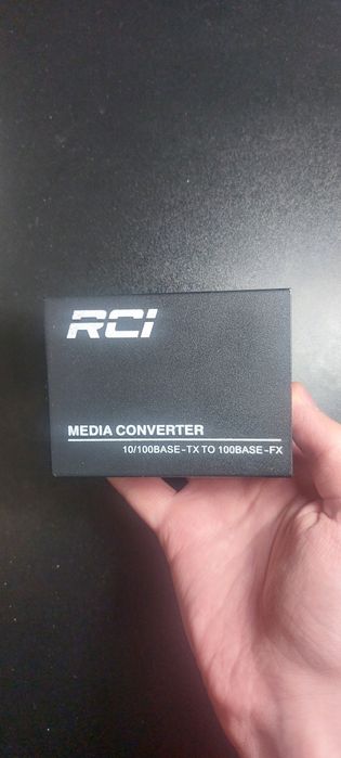 Лот мережевого обладнання (роутер Tenda N301 + медіаконвертор RCI)