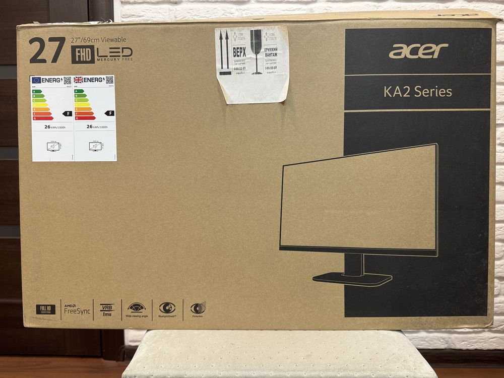 Монитор Acer 27" KA272