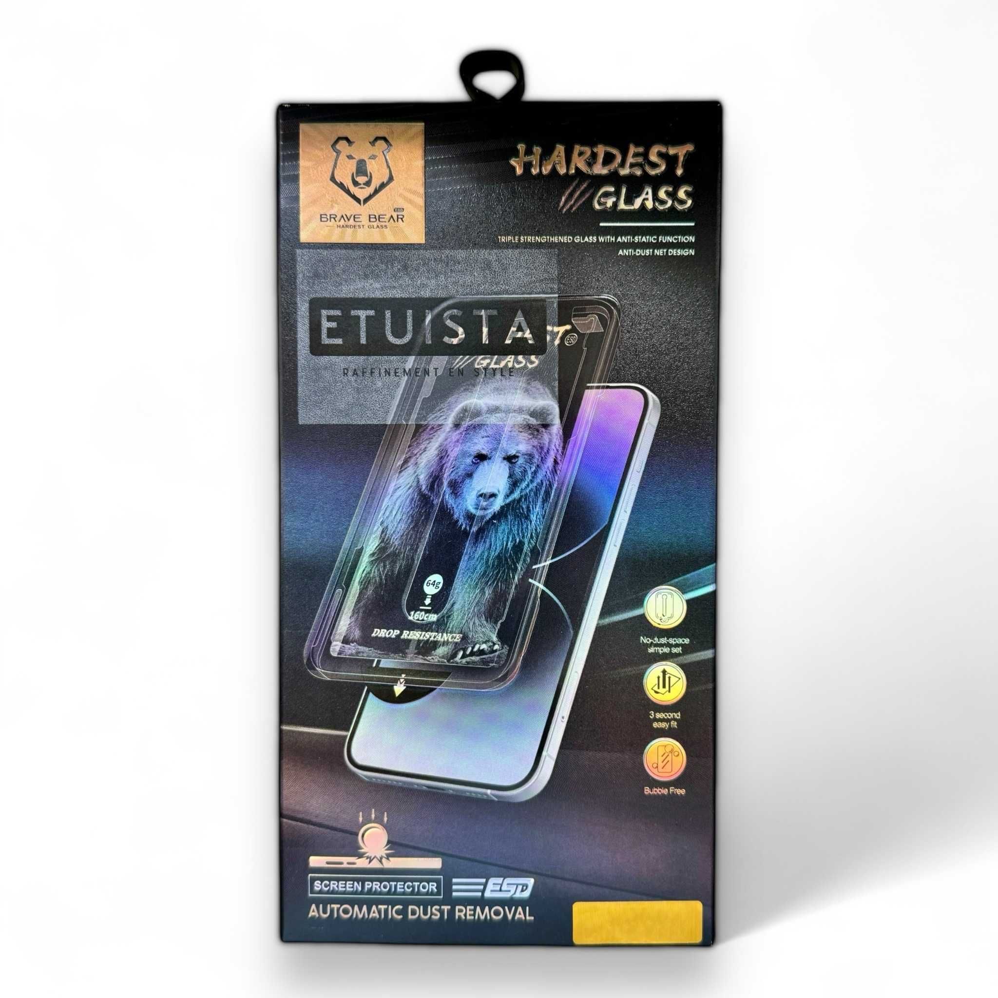 Szkło hartowane BRAVE BEAR CLEAR - iPhone 14 Pro Max - JAKOŚĆ PREMIUM