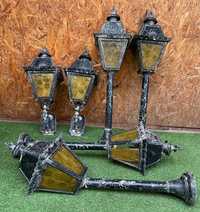 Lanternas antigas, candeeiros de jardim