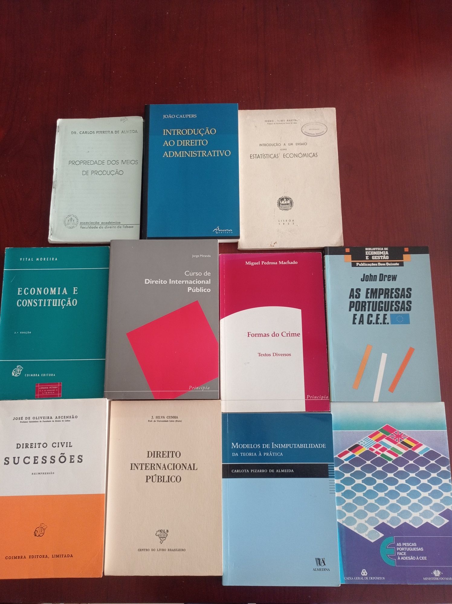 Livros de direito e economia