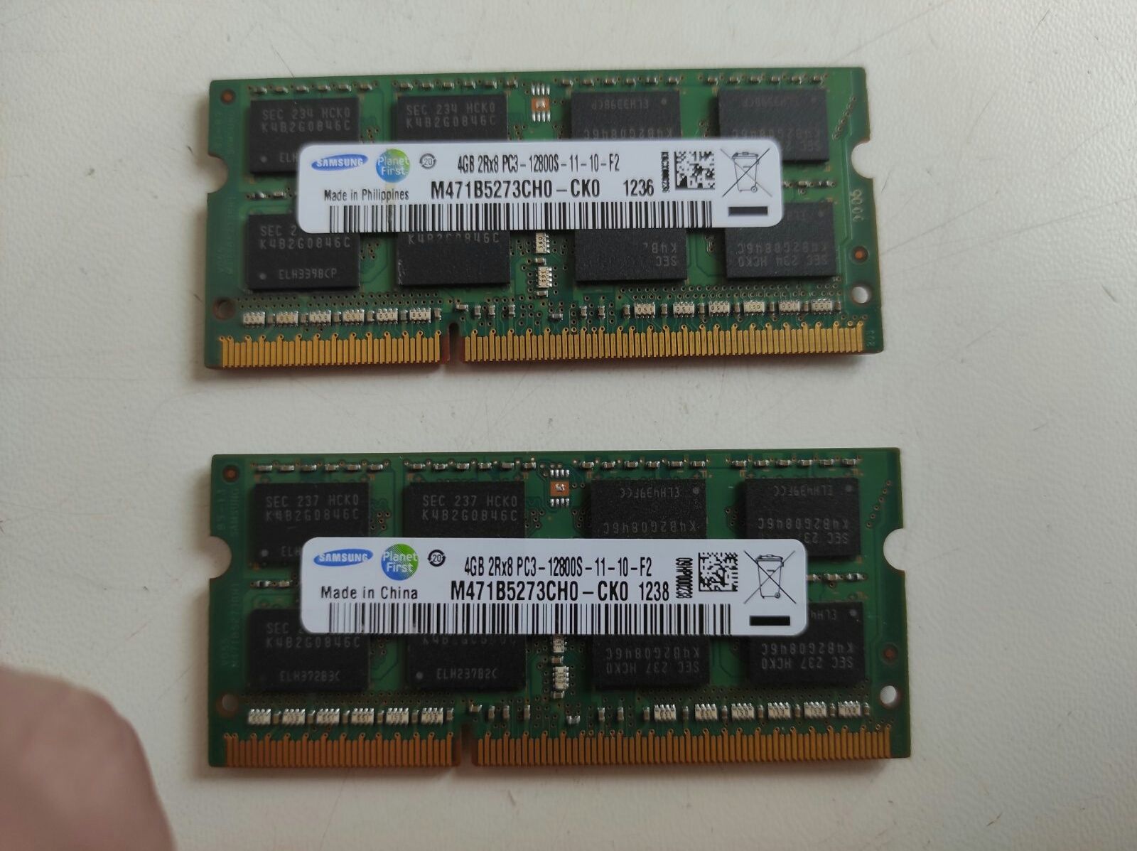 Оперативная память:б/у
Samsung 4GB 2R*8 PC3 12800S-11-10-F2