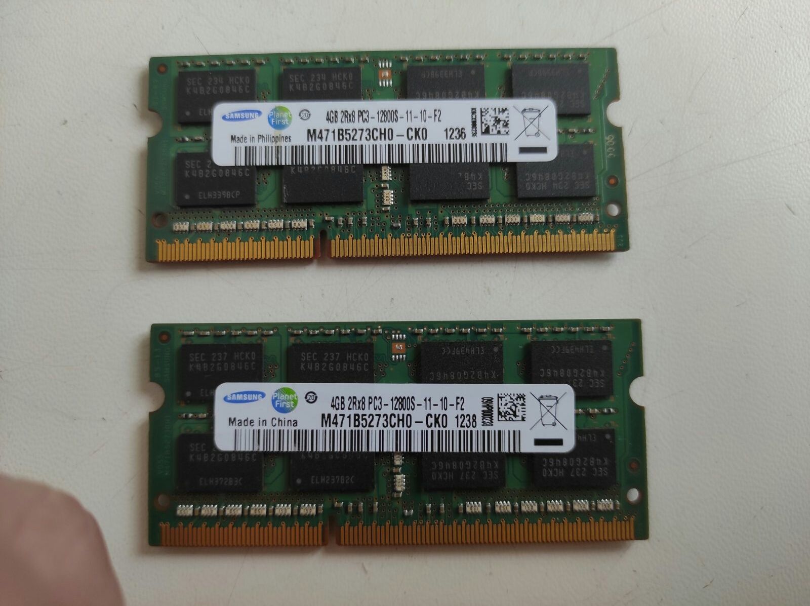 Оперативная память:б/у
Samsung 4GB 2R*8 PC3 12800S-11-10-F2