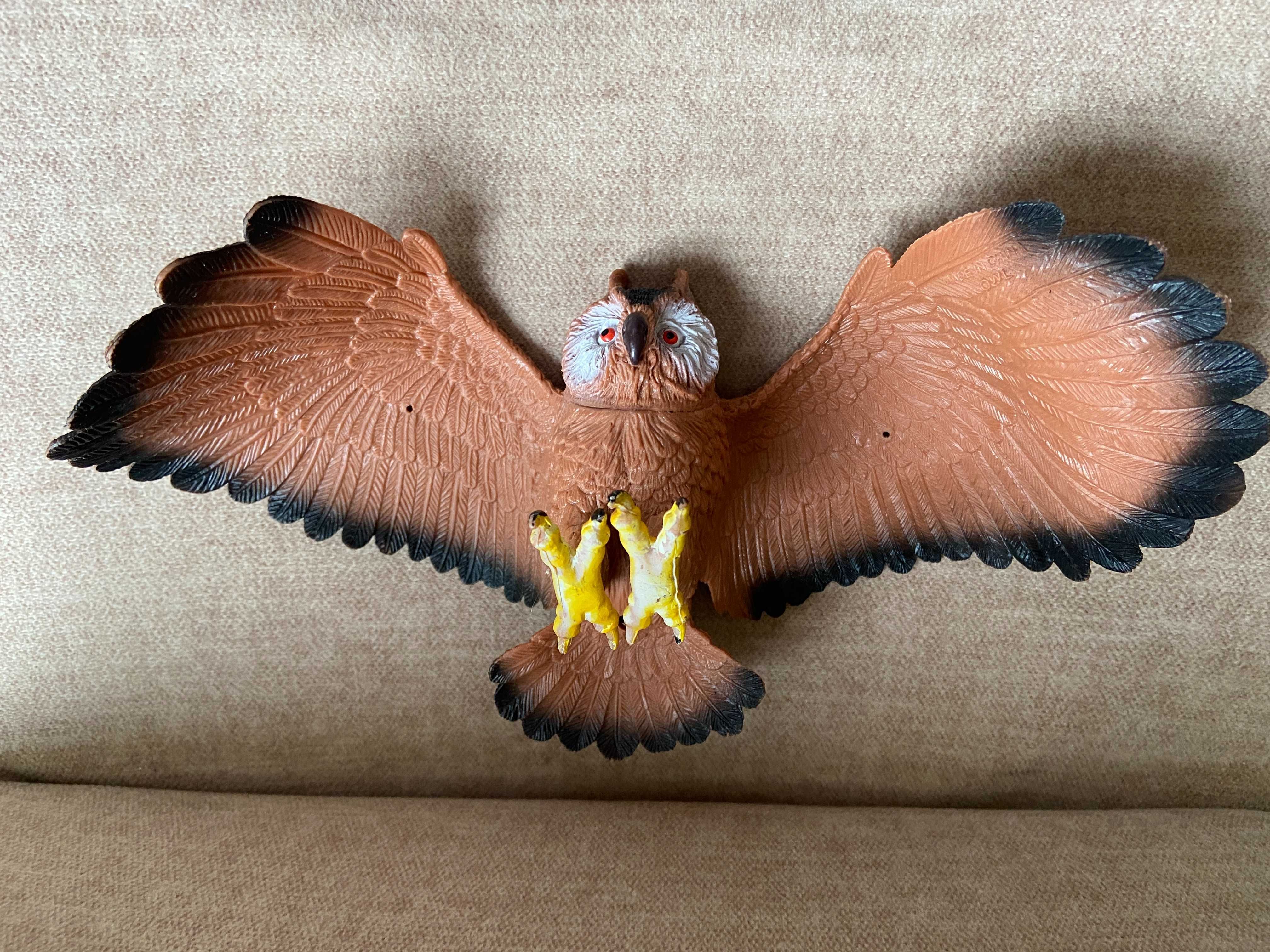 Figurka kolekcjonerska Zabawka Ptak Sowa Duża Skrzydła