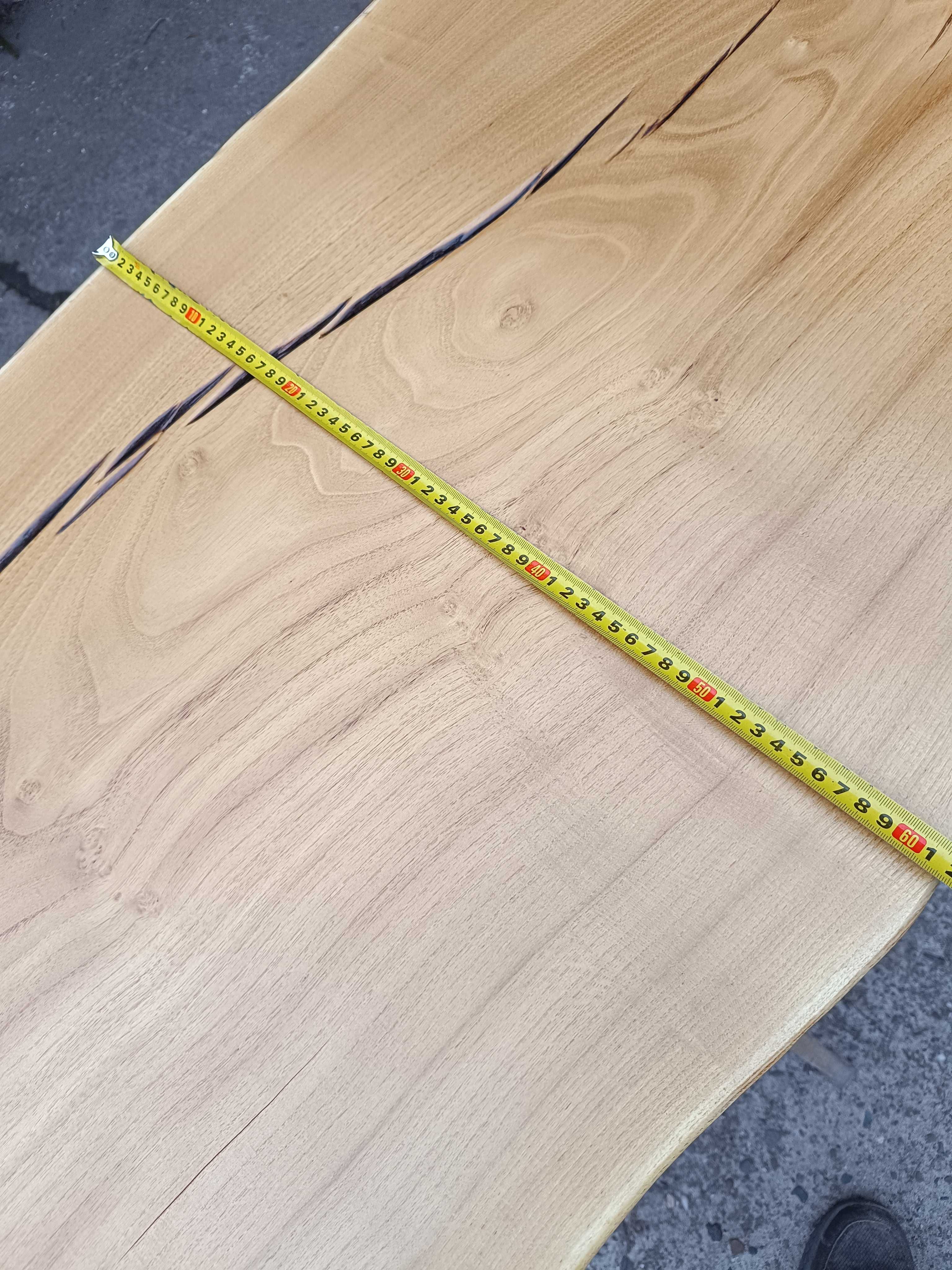 Monolit Akacja 200x60 na stół biurko ławę Live Edge