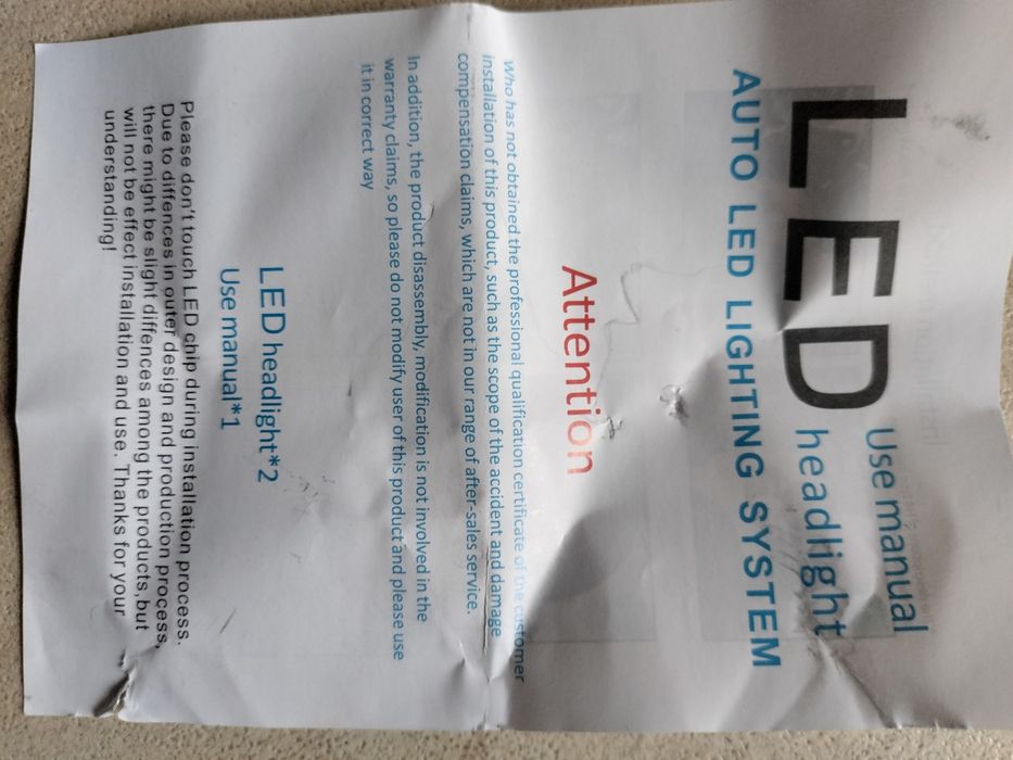 Автомобільні світлодіодні лампи  С6 (два типа Н1 та Н7)