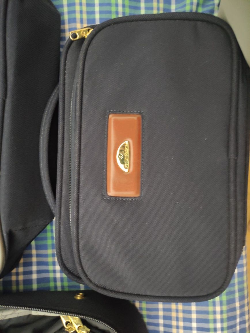 Conjunto de Porta fatos samsonite, mala e bolsa