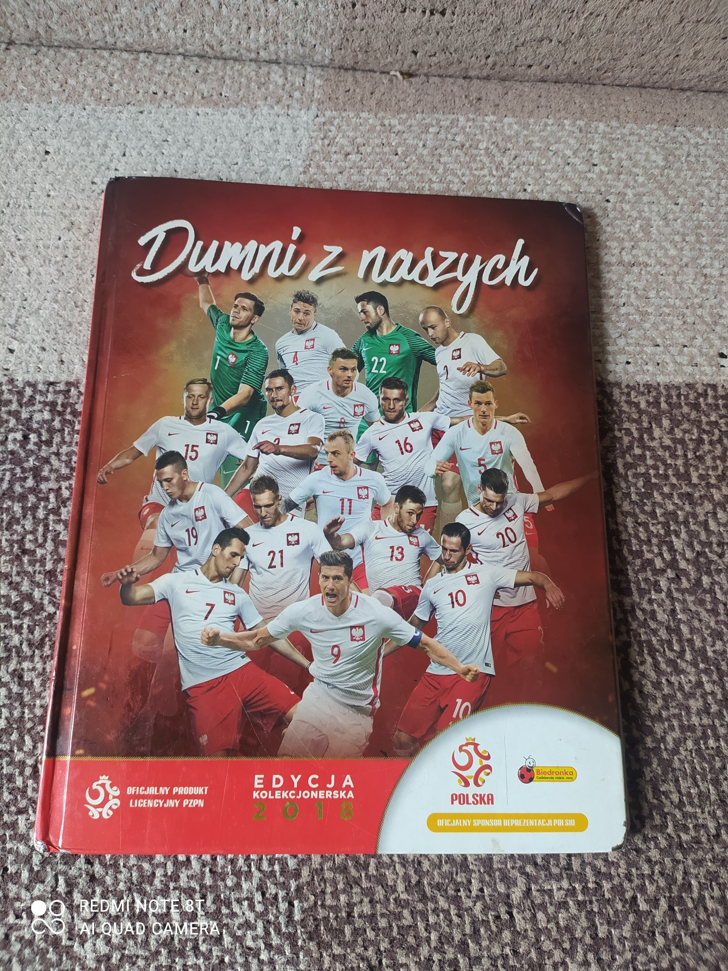 Album z kartami Dumni z naszych Polska 2018