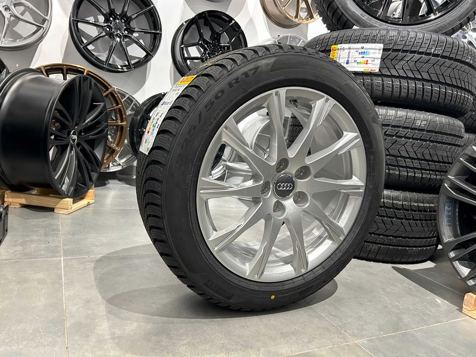 Oryginalne koła zimowe 17 5x112 Audi A4 B8 B9 8W0/601025C