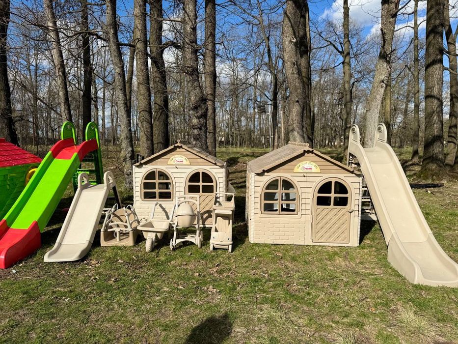 ВИГІДНО‼️Дитяча гірка Пісочниця Будиночок Столик стільчики. Домик