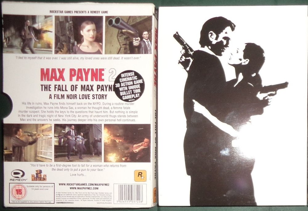 Max Payne 2 - retro gra PC CD rok, 2003, na Windows XP