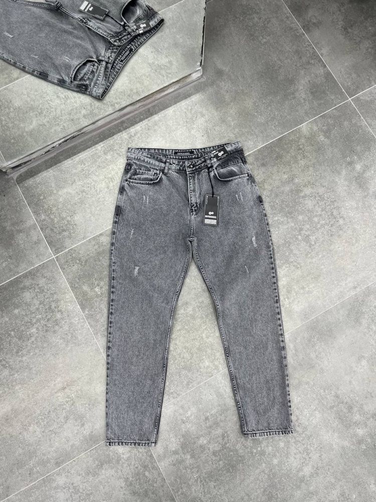 Чоловічі джинси MOM широкі сірі, Нові всі розміри