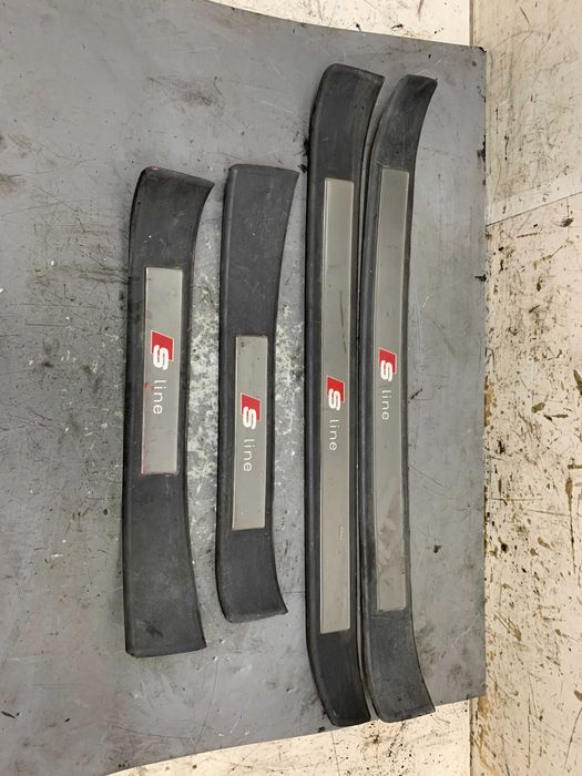 Audi A4 B6 B7 Sedan Avant Listwy Progowe Progu S-LINE Nakładki Komplet