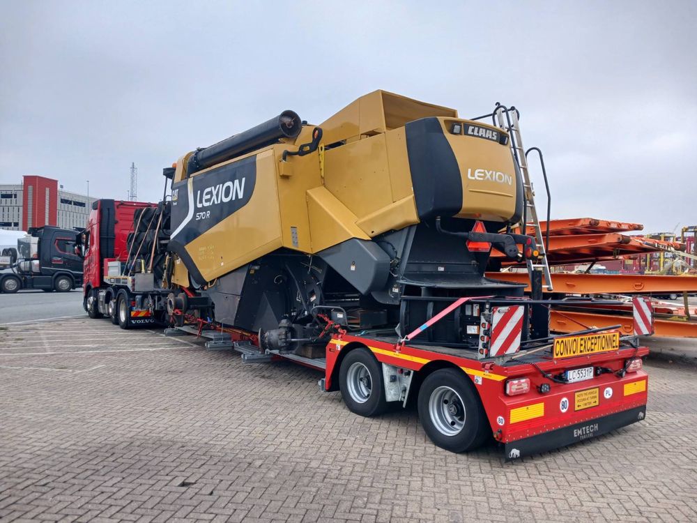 Claas lexion 570 уже на площадке