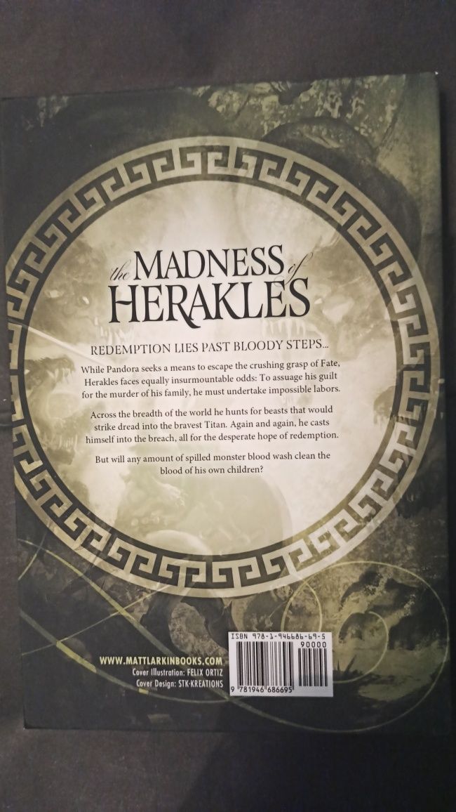 Livro The madness of herakles