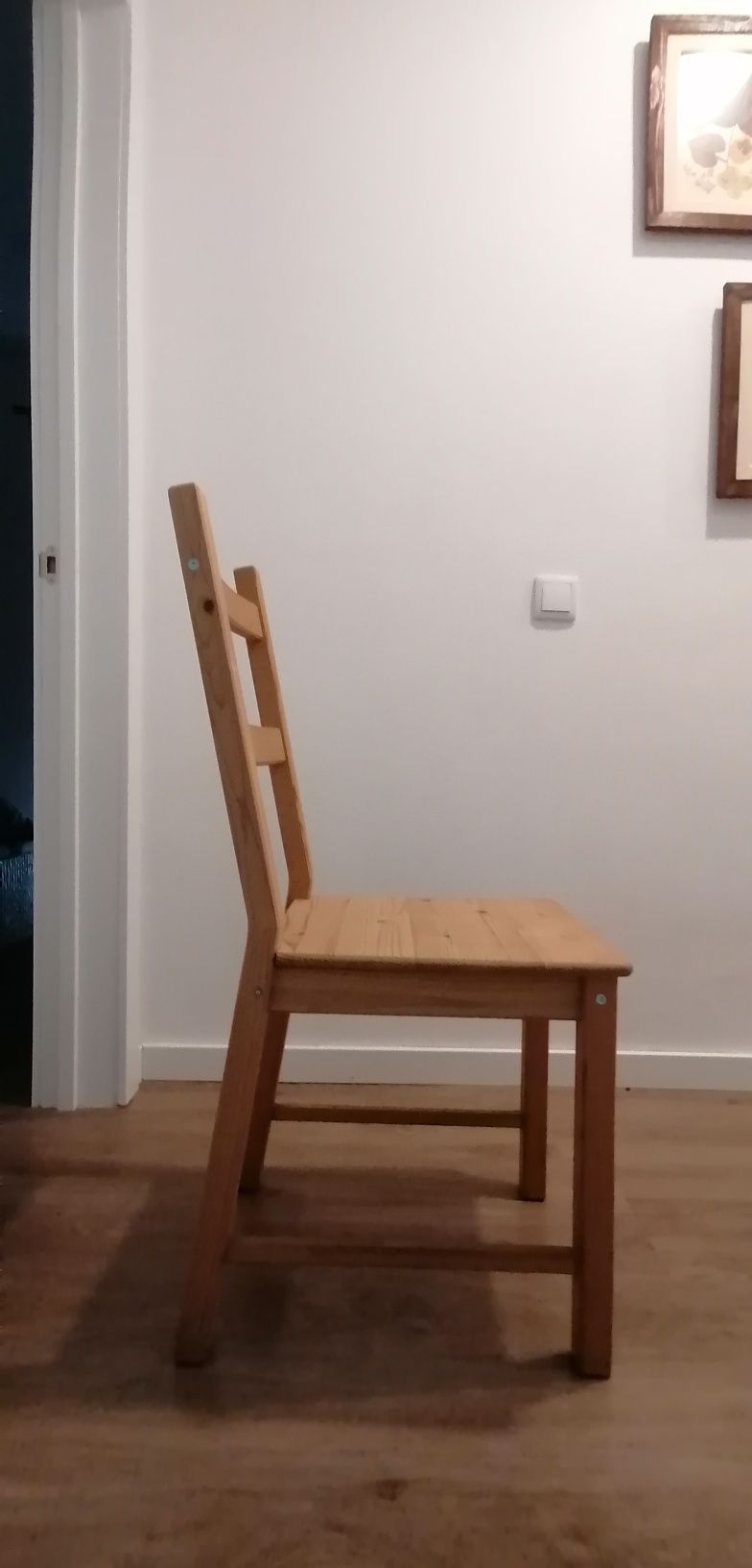 Conjunto de 2 Cadeiras IVAR (IKEA) – Madeira de Pinho