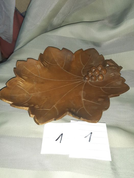 Patera, taca drewniana, rękodzieło.