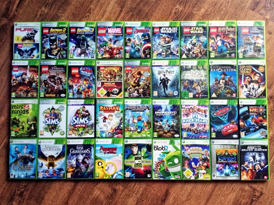 Gry XboX 360 Lego Kinect Dla Dzieci Minecraft Wojskowe Forza Inne