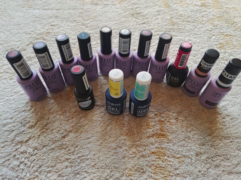 Conjunto 12 verniz gel + 2 bases