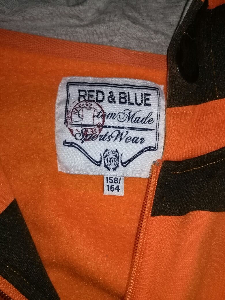 Bluza sportowa z kapturem RED & BLUE