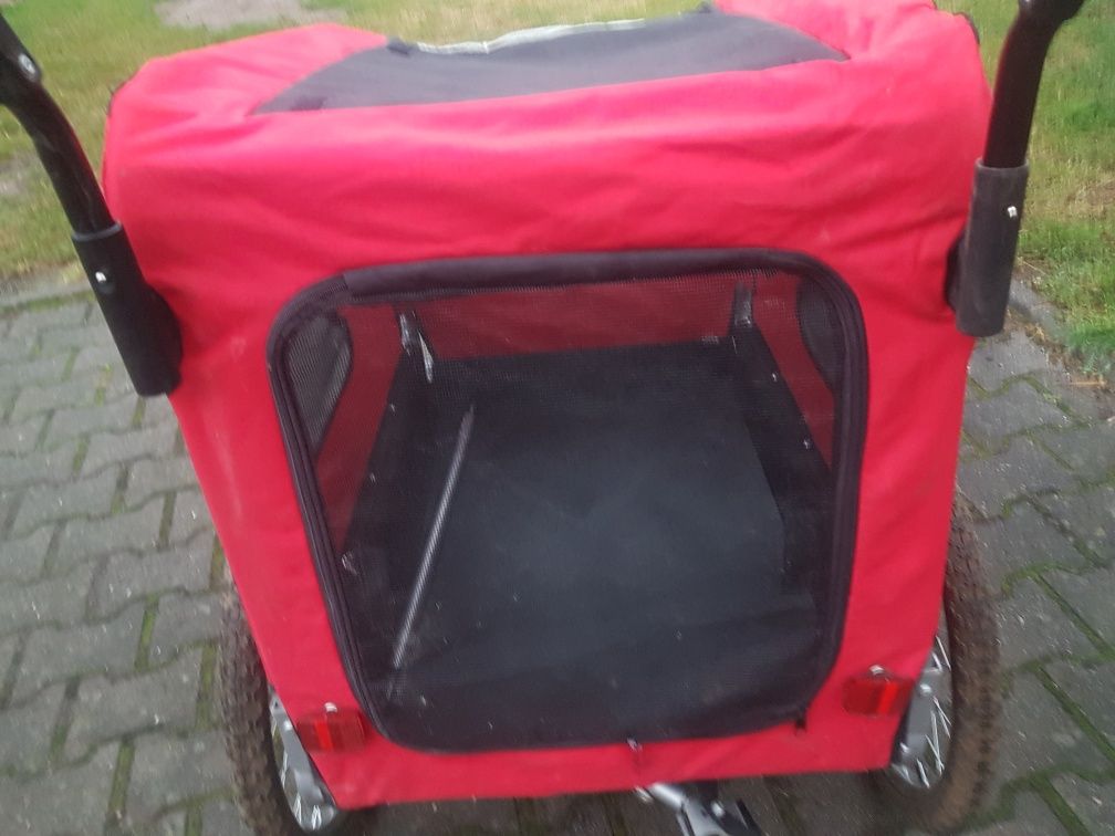 Wózek  dla psa 2w1 przyczepka rowerowa