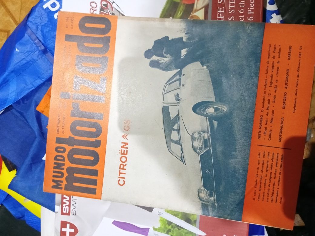 Revista mundo motorizado ano 1970 setembro óptimo estado