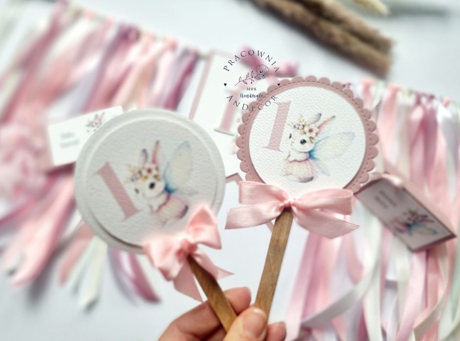 Girlanda na krzesełko roczek hand made