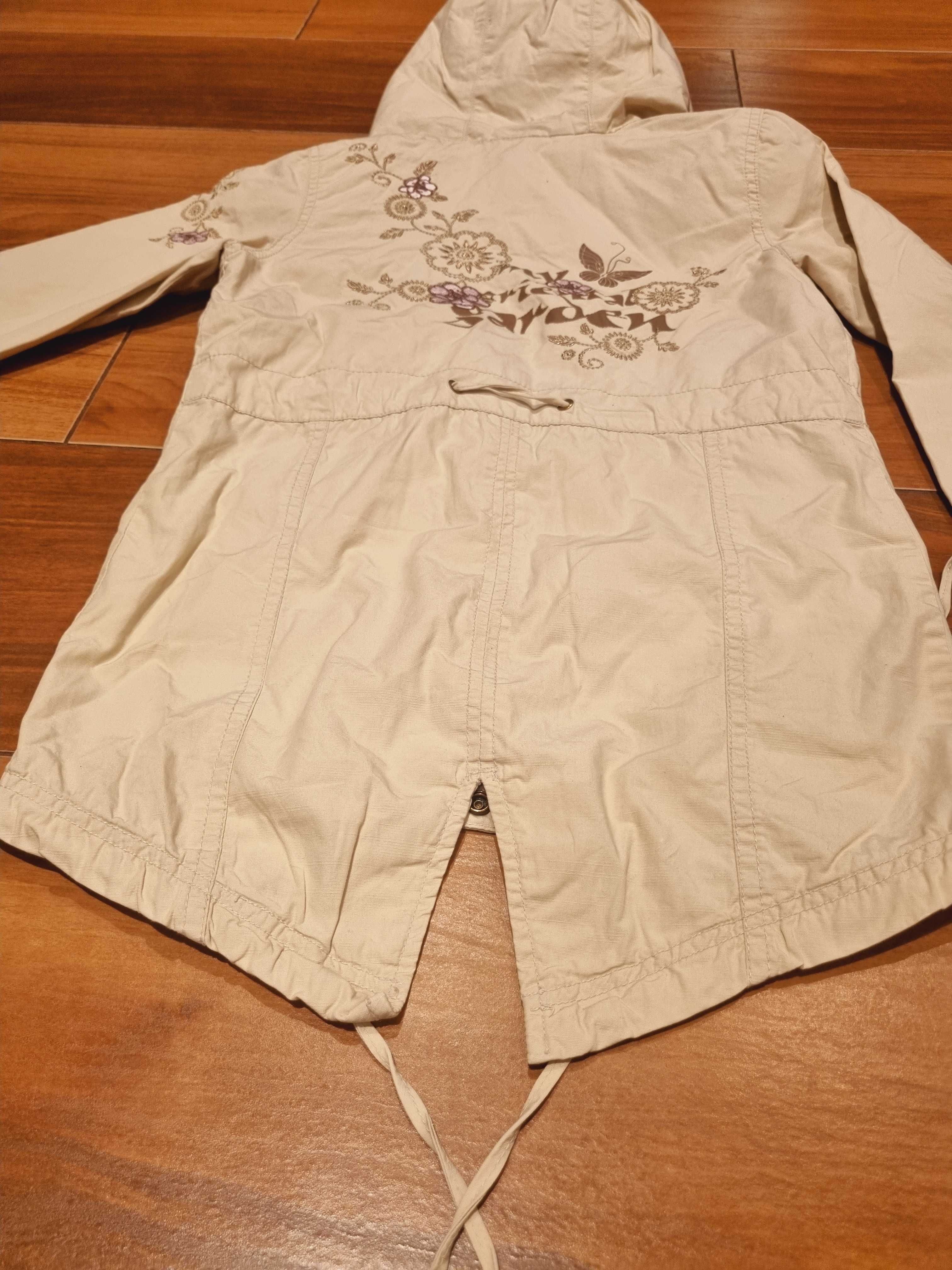Kurtka R 116 RESERVED parka przejściowa płaszczyk kaptur