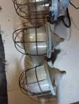Stara lampa warsztatowa vintage PRL