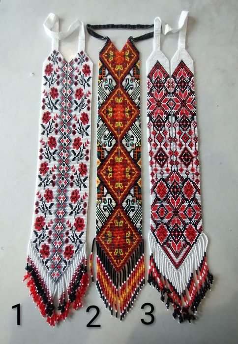 Гердан в наявності, гердани з бісеру