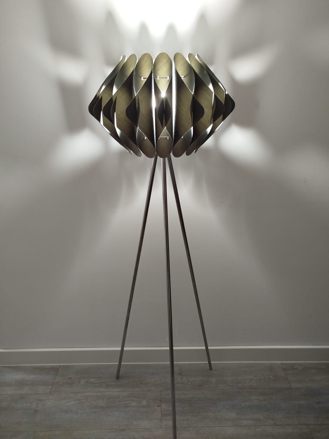 Lampa Azzardo Ruben floor szara