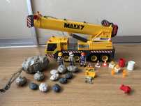 Świetny duży zestaw Playmobil maxx7 dźwig.