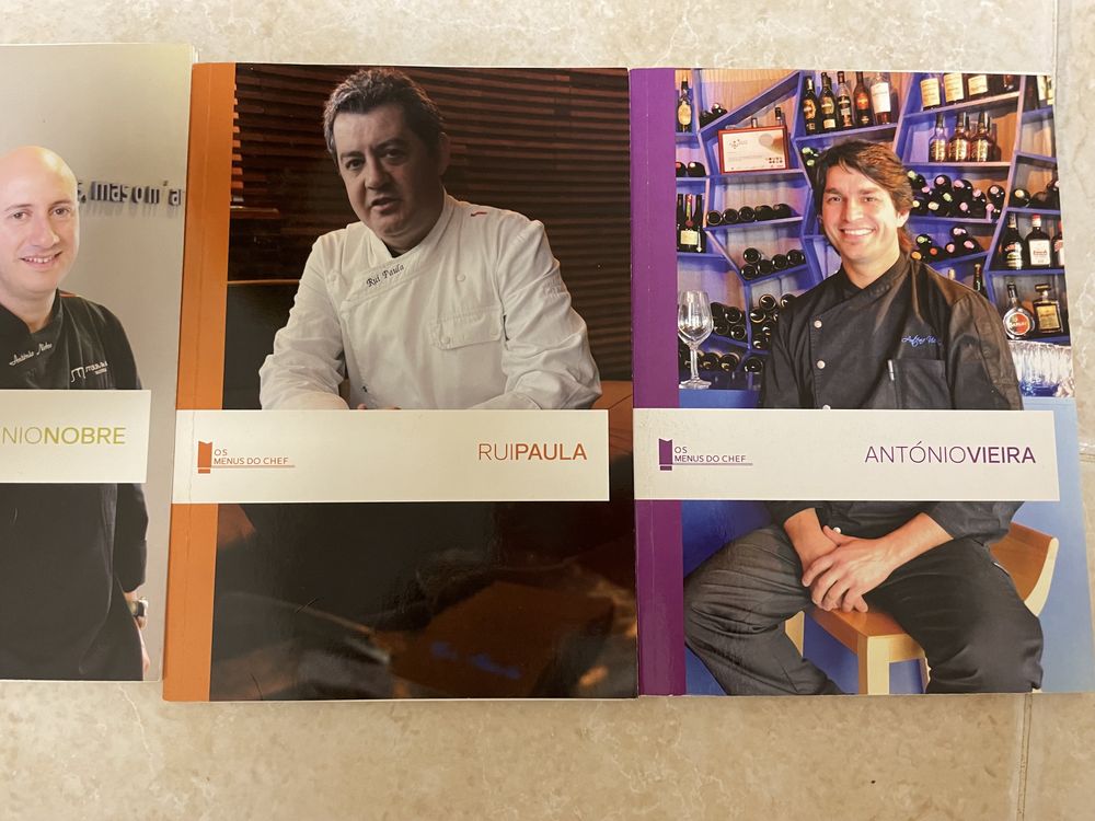 Livros “Os Menus do Chef”