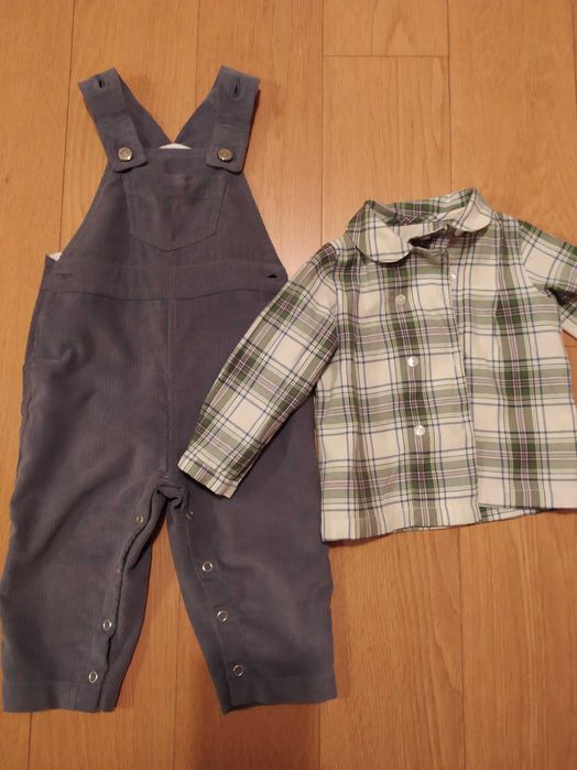 Conjunto para bebé menino, 3/6 meses, impecável