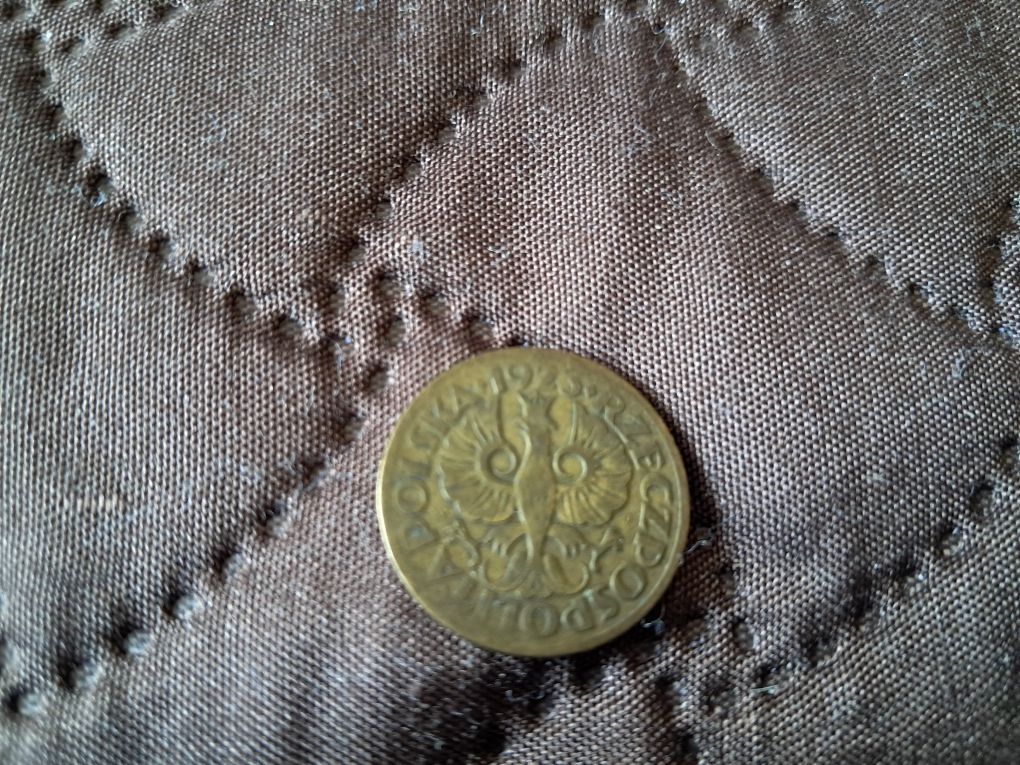Stare monety 1 zł 0,50gr, 0,20gr i 0,10 i 5 gr z 1923r