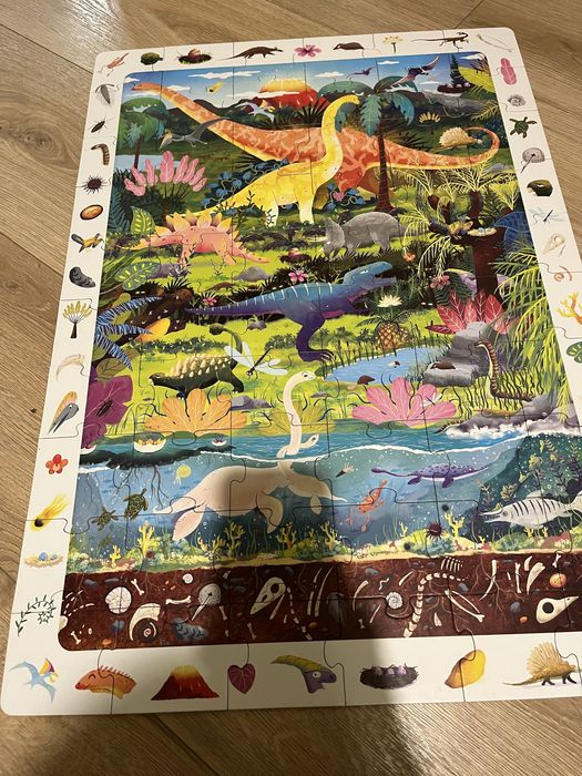 Puzzle obserwacyjne CzuCzu Dinozaury