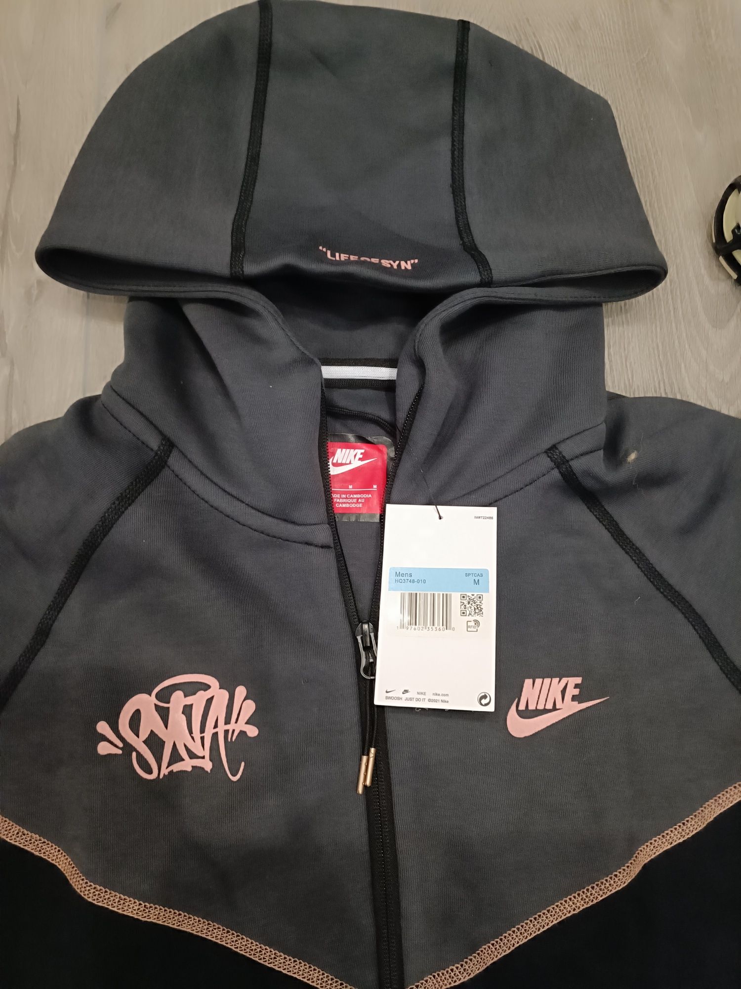 Зип худи Nike Tech Fleece  Syna World Central Cee XL