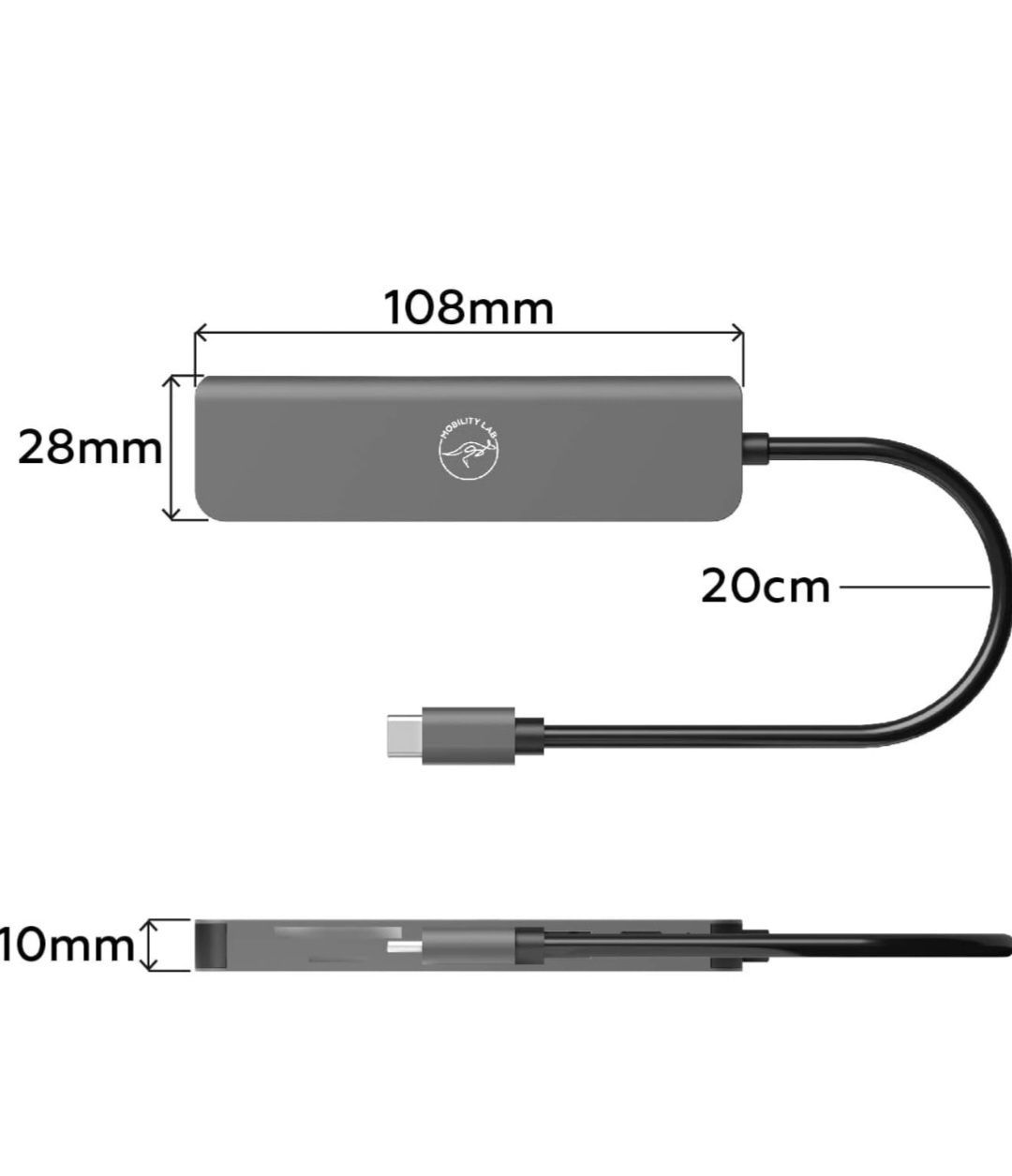 Mobility Lab Mobility 6 w 1 koncentrator USB-C 60 W