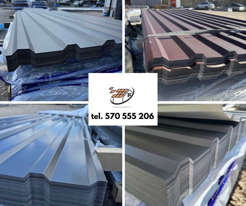 Hit ! Blacha trapezowa 7016 mat  I gatunek, blacha na dach