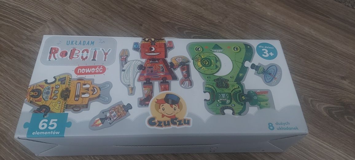 Puzzle czu czu układam roboty