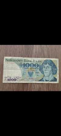 Banknot PRL 1000 złotych seria FR