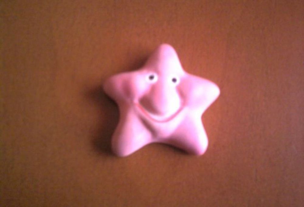 Estrela Decorativa Rosa