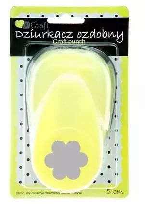 Dziurkacz ozdobny 5cm kwiatek. Dalprint. Nowy Produkt