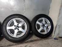 Диски,титани ronal 6j x 15h2 et 38 з резиною 205/55r16 5 мм протектор