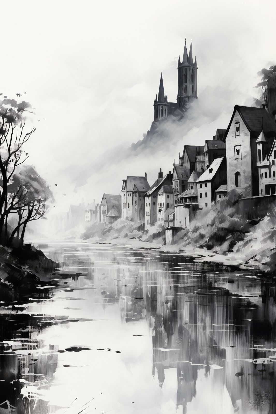 Plakat 40x60cm Mglisty Refleks